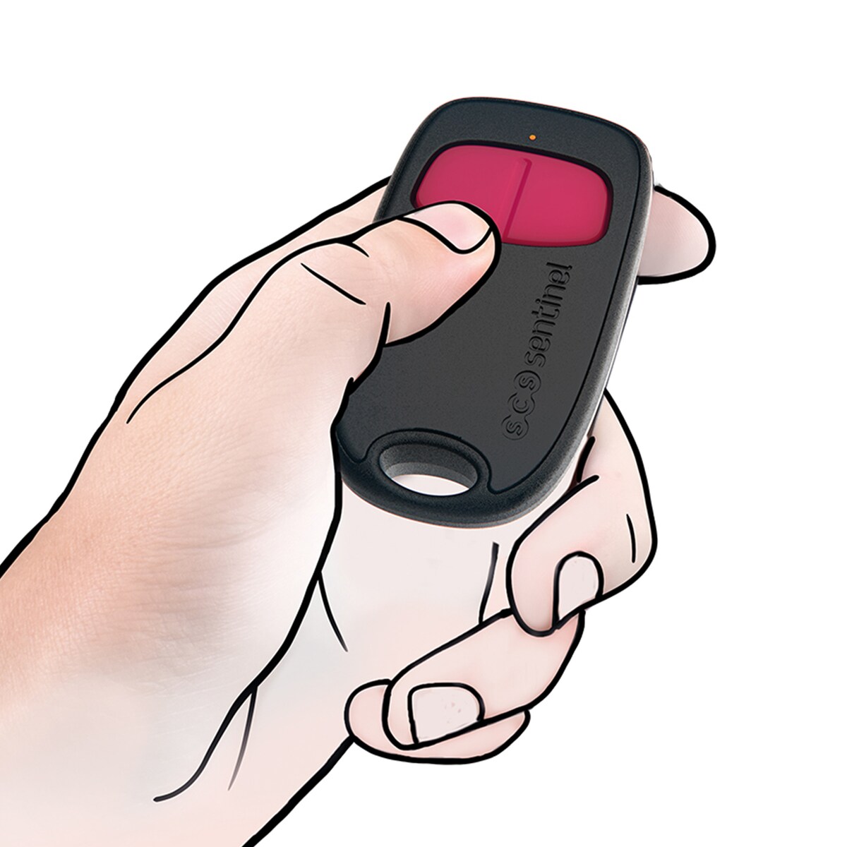 Control Remoto 2 canales SimplyControl Fucsia-5