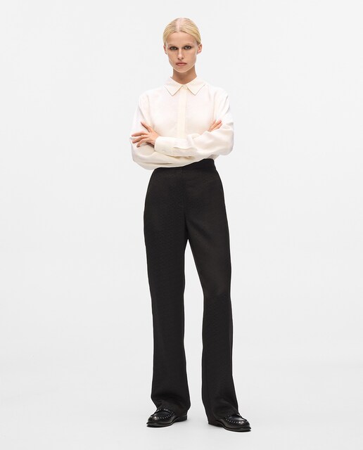 Imagen 0 de Pantalones de punto talle alto