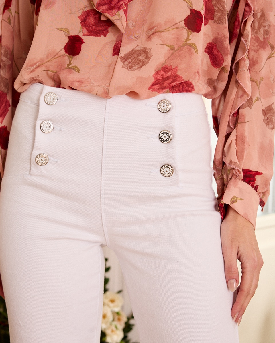 Jeans Lisas Branco-3