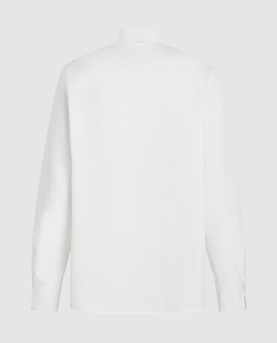Blusa com Laço Desmontável Branco-5
