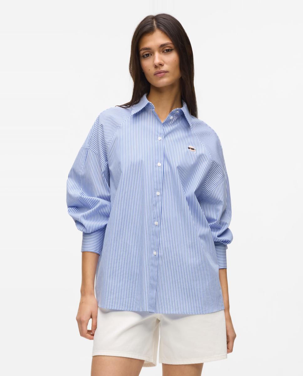 Imagen 0 de Blusa de mujer IKON rayas Azul