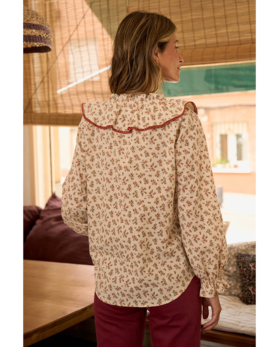 Imagen 2 de Camisa manga larga flores - Polin et Moi - Teja Teja