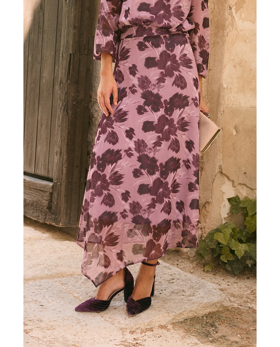 Imagen 1 de Blusa invitada estampado floral - Polin et Moi - Lila Lila