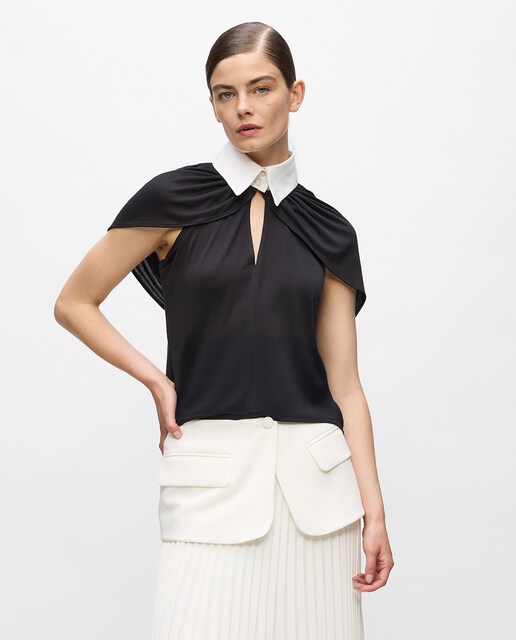 Imagem 0 de Top com Colarinho de Camisa