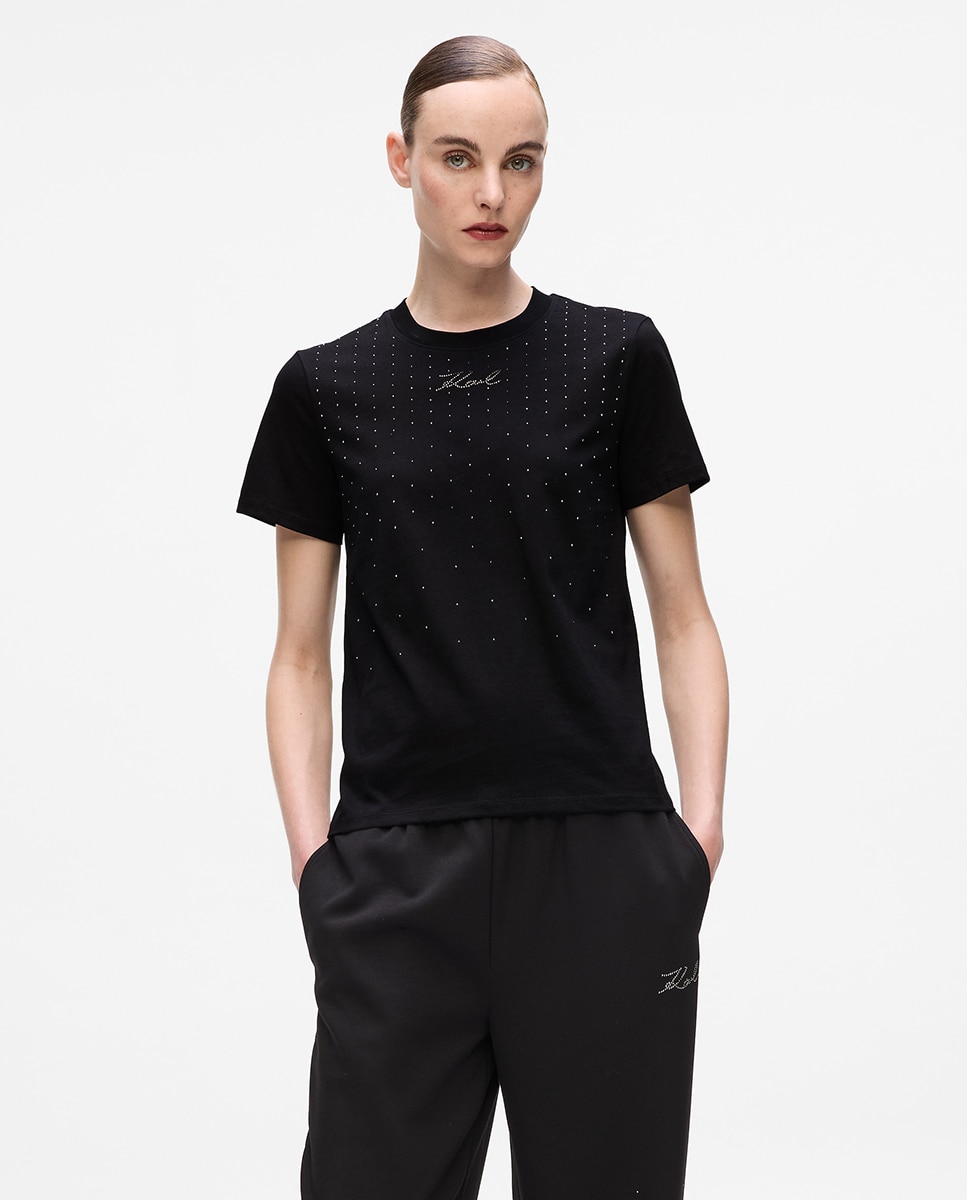 T-shirt Casual Preto-1