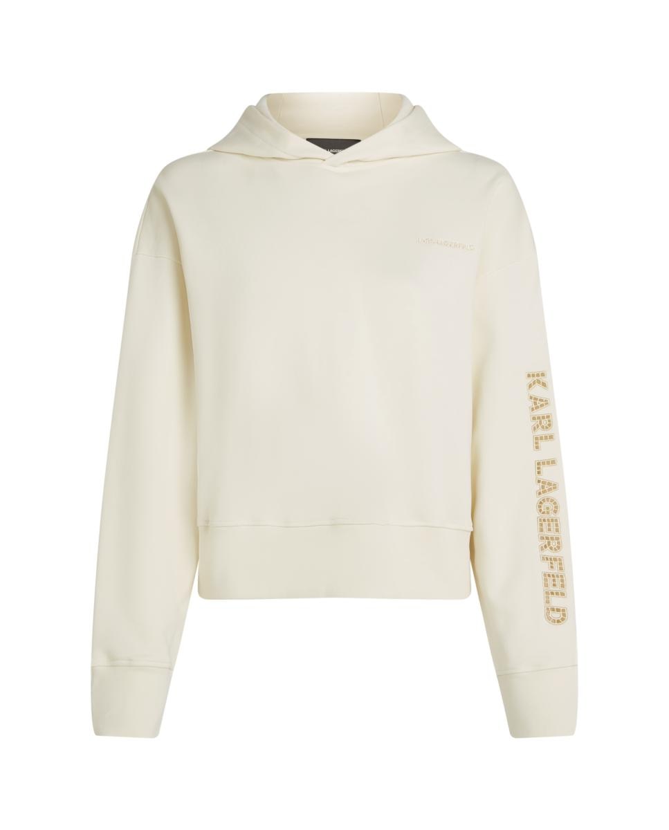Imagem 0 de Sweatshirt com Capuz e Detalhes Bordados