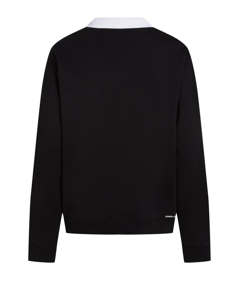 Sweatshirt Ikon com Detalhe na Gola Pretos-6