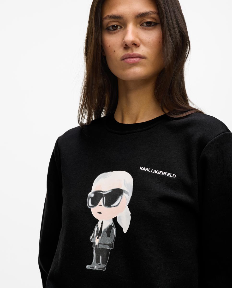 Sweatshirt Ikon com Detalhe de Aguarela Multicolor-4