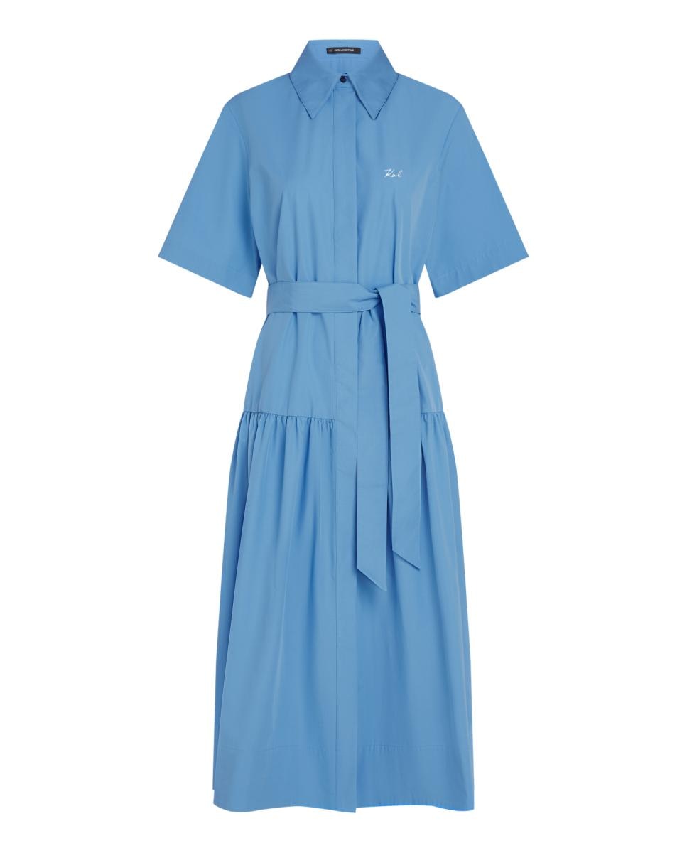 Imagem 0 de Vestido Tipo Camisa Maxi