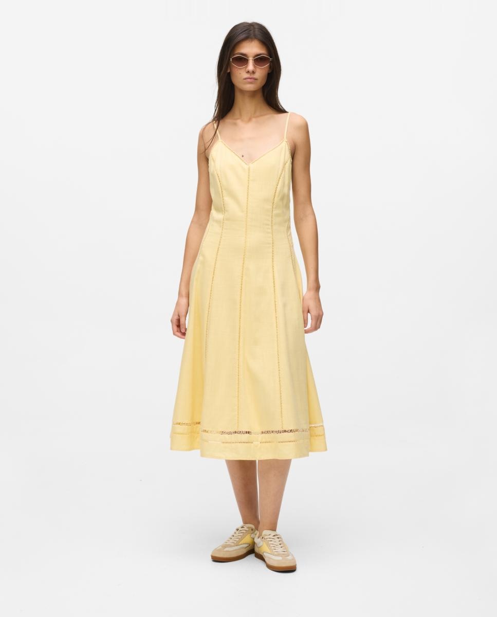 Karl Lagerfeld - Vestido de mujer A-line bordado.