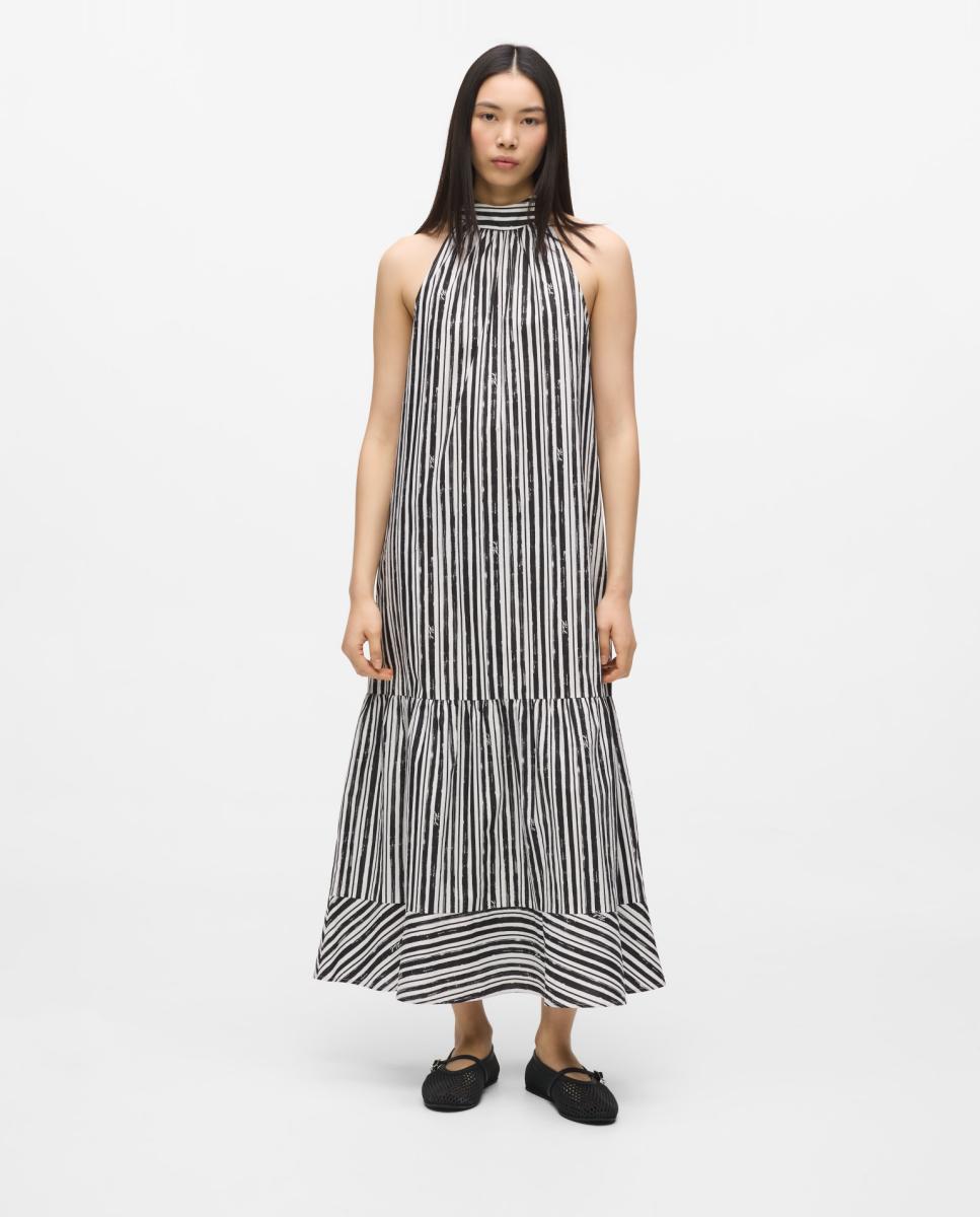 Imagem 0 de Vestido Fluido às Riscas