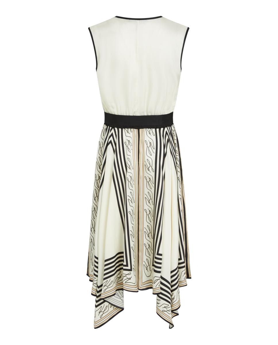 Vestido Midi sem Mangas Multicolor-2