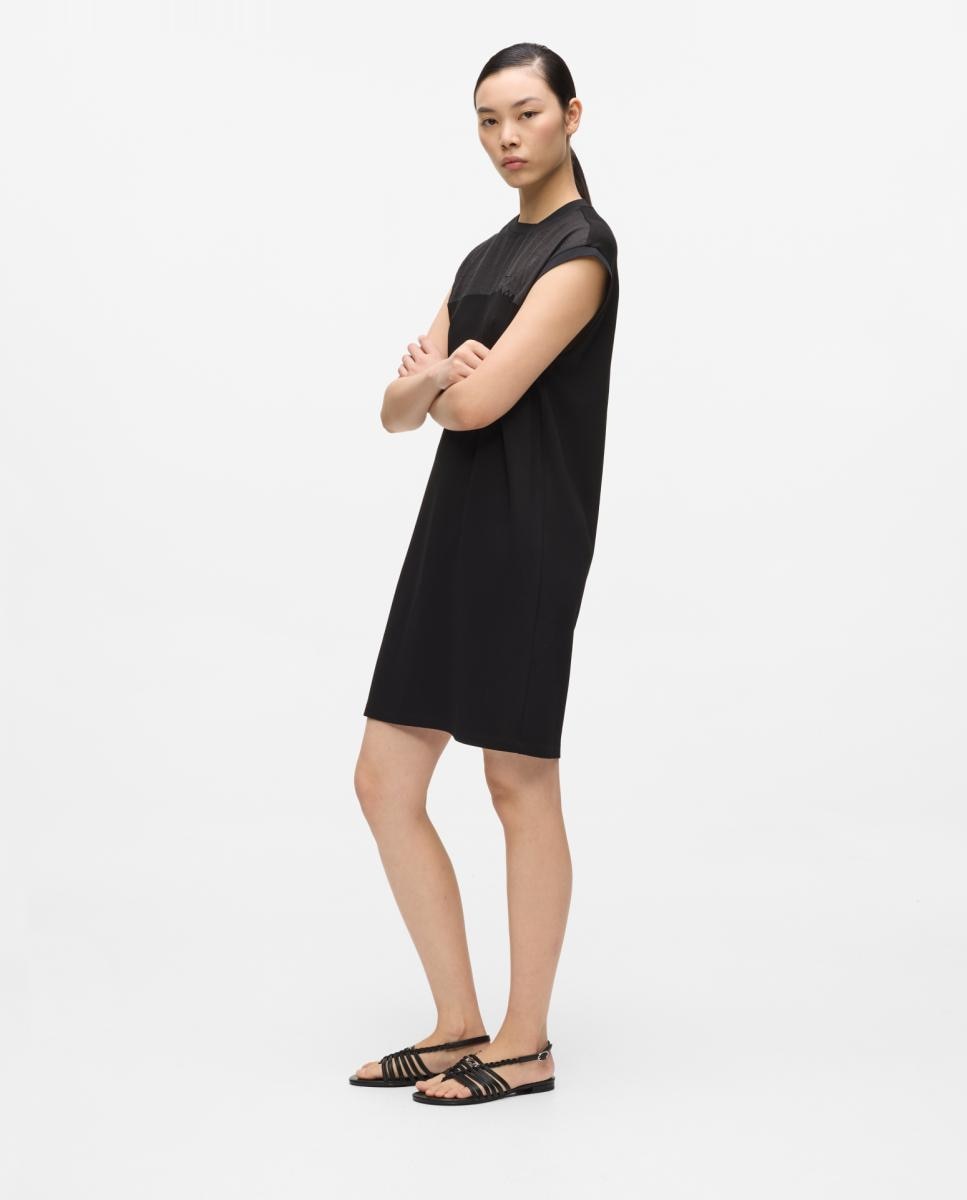 Vestido Tipo T-shirt KL Signature Preto-3