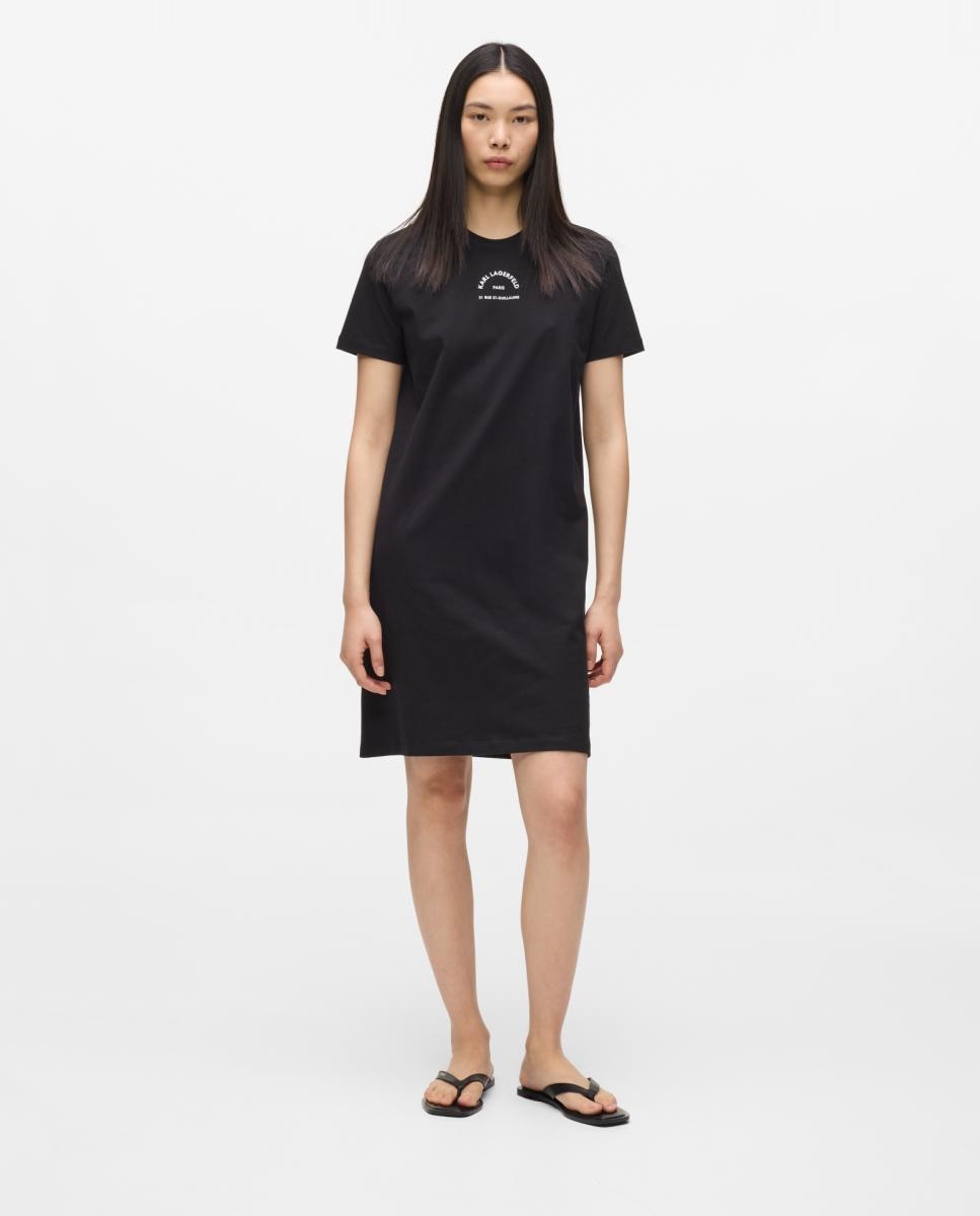 Karl Lagerfeld - Vestido de mujer tipo camisa manga corta.