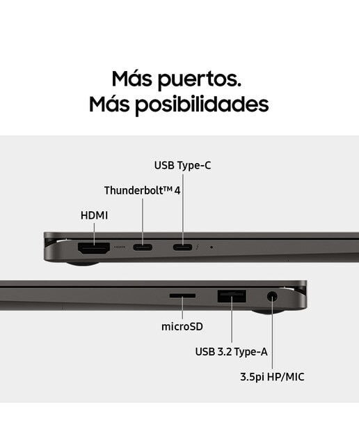 Convertible 2 en 1 Samsung Galaxy Book3 360, Intel Core i5-1340P, 16GB, 512GB SSD, 13,3", W11 Grafito-2