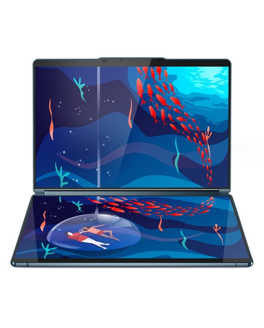 Portátil Lenovo Yoga Book 9 13IRU8, i7-1355U EVO, 16GB, 1TB SSD, 13,3", W11 Verde azulado-7