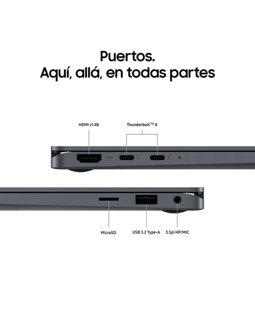 Convertible 2 en 1 Samsung Galaxy Book4 360 NP750QGK-KG2ES, Intel Core 7-150U, 16GB, 512GB SSD, 15,6", W11 Gris Grafito-6