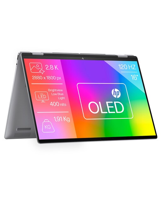 Convertible 2 en 1 HP ENVY x360 16-ad0000ns, Ryzen 7-8840HS, 16GB, 1TB SSD, 16" OLED, W11 Plata-1