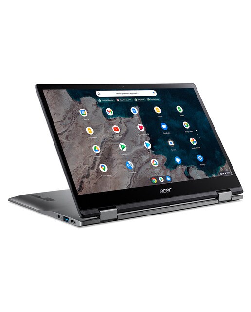 Chromebook Convertible 2 en 1 Spin 513 CP513-1H, Qualcomm Snapdragon 7c Gen. 2, 8GB, 64GB eMMC, 13,3", ChromeOS Gris-3