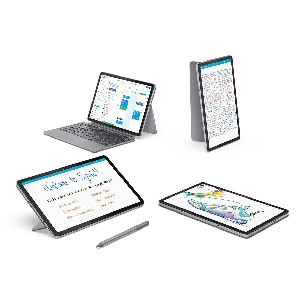 Chromebook convertible 2 en 1 Lenovo Duet 11M889, MTK Kompanio 838, 8GB, 128GB eMMC, 10,95", ChromeOS Gris Lunar-9