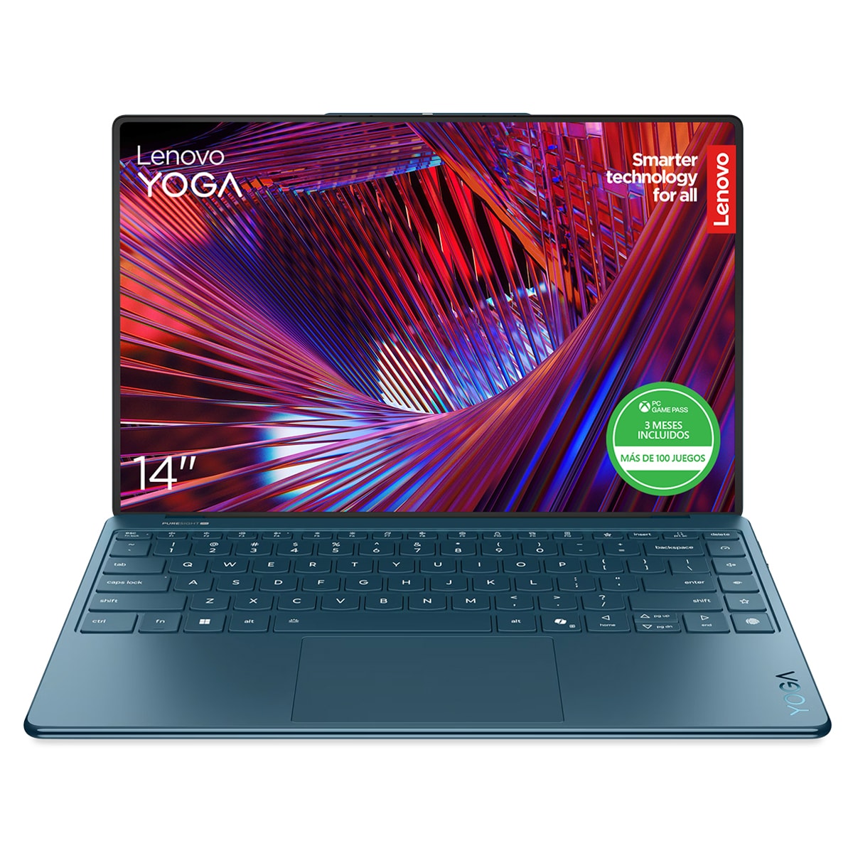 Convertible 2 en 1 Lenovo Yoga 9 14ILL10 Copilot+PC, Intel Core Ultra 7-258V, 32GB, 1TB SSD, 14", W11 Cosmic Blue-1