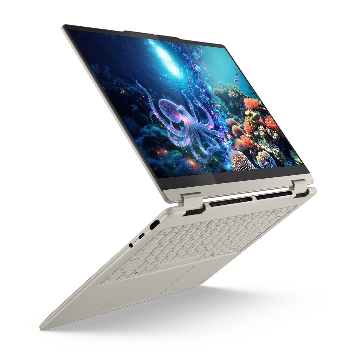 Convertible 2 en 1 Lenovo Yoga 7 14ILL10, Copilot+ PC, Intel Core Ultra 7-258V, 32GB, 1TB SSD, 14" OLED, W11 Gris-3