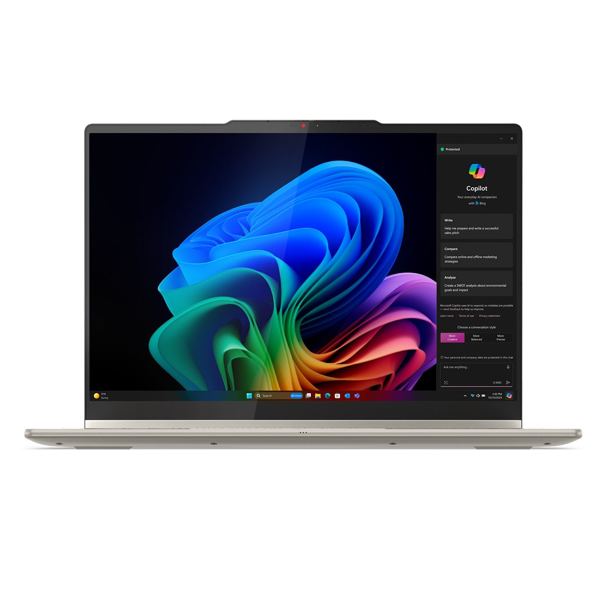Convertible 2 en 1 Lenovo Yoga 7 14ILL10, Copilot+ PC, Intel Core Ultra 7-258V, 32GB, 1TB SSD, 14" OLED, W11 Gris-6