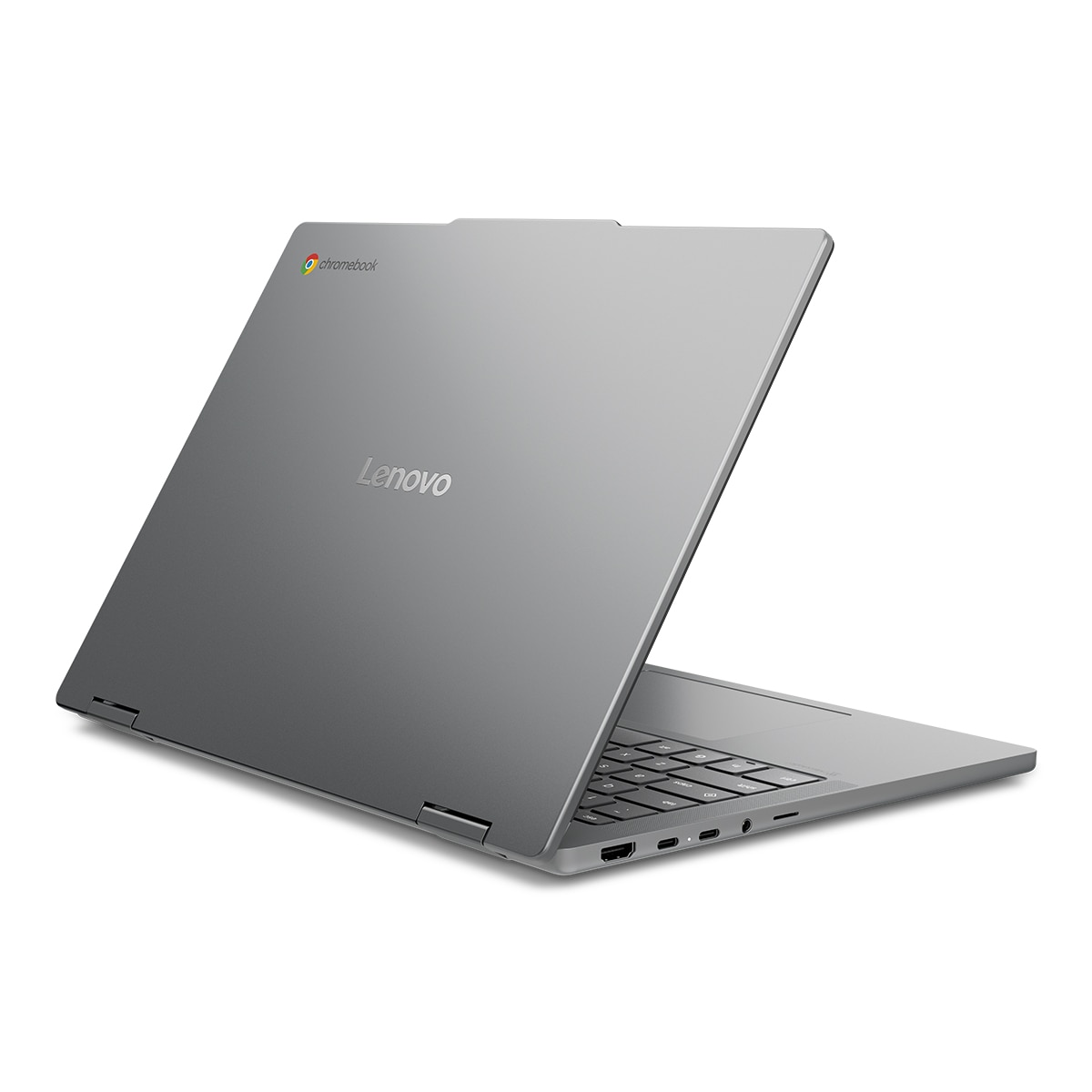 Convertible 2 en 1 Lenovo Chromebook PLUS 2-en-1 14ITN10, Intel Core 3 N355, 8GB, 256GB UFS, 14" Táctil, ChromeOS Gris Lunar-4