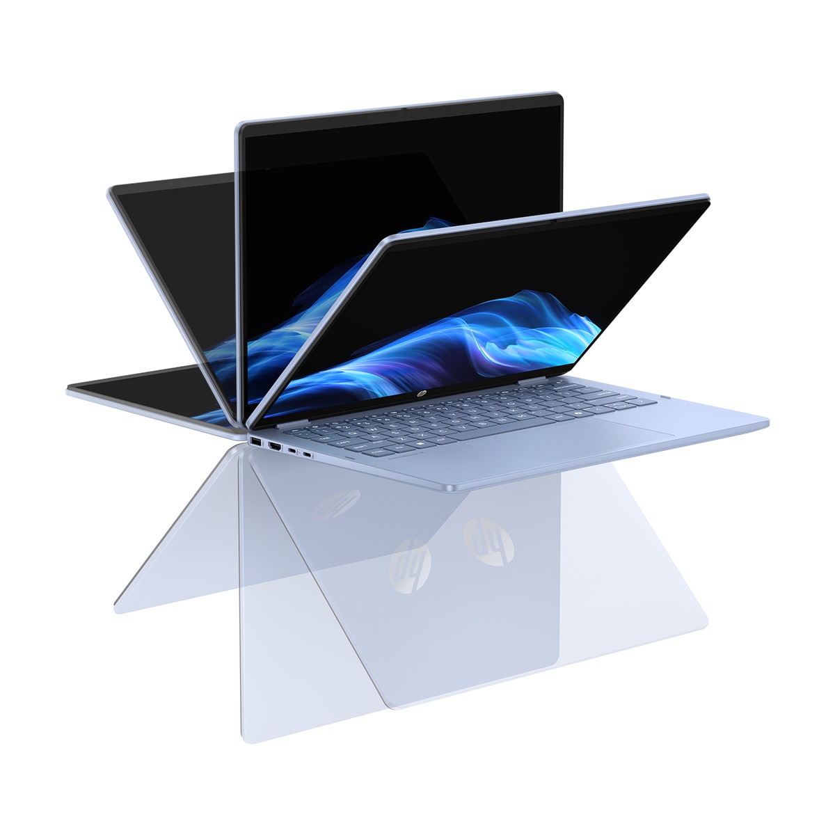 Convertible 2 en 1 HP OmniBook 5 Flip 14-fp0004nsx, Intel Core 5 120U, 16GB, 512GB SSD, 14" Táctil, W11 - Azul Azul-8