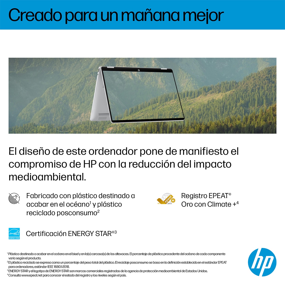 Convertible 2 en 1 HP OmniBook 5 Flip 14-fp0005nsx, Intel Core 7 150U, 16GB, 1TB SSD, 14" Táctil, W11 - Plata Plata-7