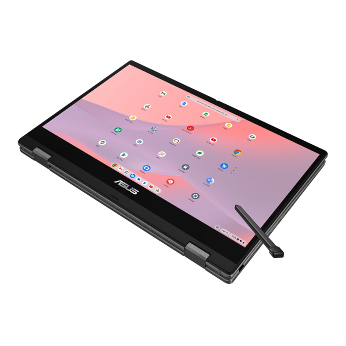 Convertible 2 en 1 ASUS CL1402FM2A-EC0315, Mediatek Kompanio 520, 8GB, 128GB eMMC, 14", ChromeOS - Gris Gris-4