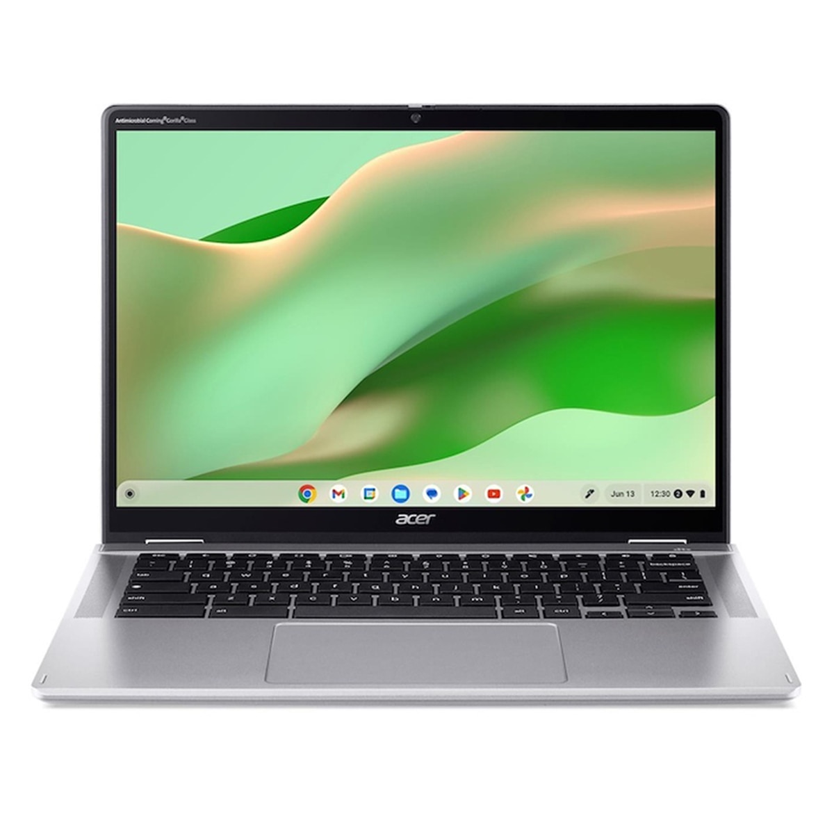Convertible 2 en 1 Acer Chromebook Spin 314 CP314-2HNC1WF, Intel Serie N N100, 8GB, 128GB eMMC, 14", ChromeOS - Plata Plata-2