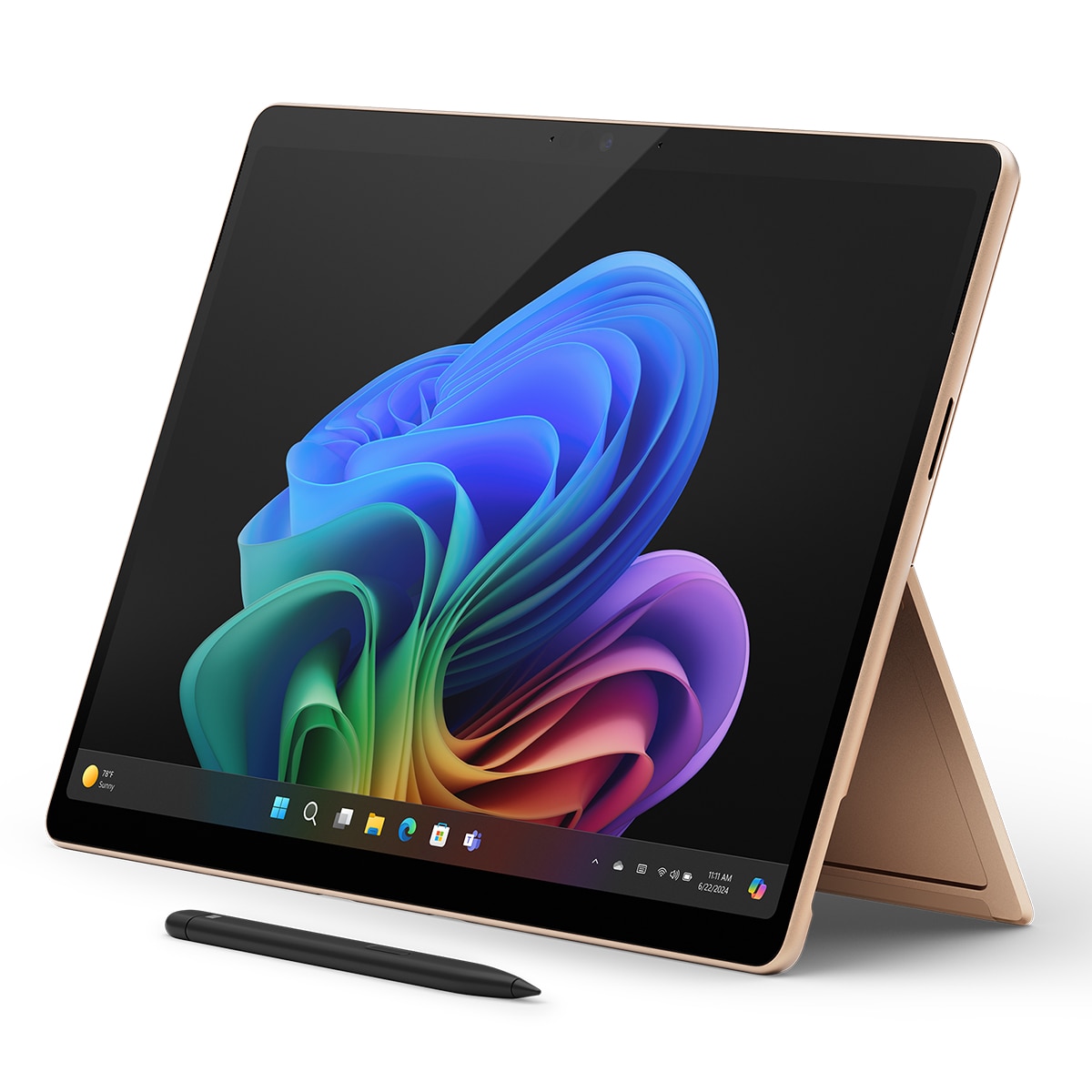 Microsoft Surface Pro Copilot+PC, Snapdragon X Elite X1E-80-100, 16GB, 512GB SSD, 13" OLED, W11, Dune Duna-2