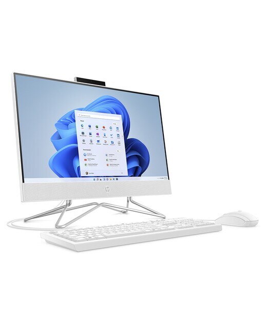 All in One HP 22-dd2025ns, Celeron J4025, 8GB, 512GB SSD, 21,5", W11 Blanco-2