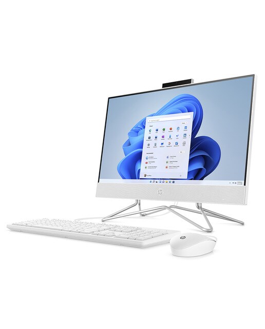 All in One HP 22-dd2025ns, Celeron J4025, 8GB, 512GB SSD, 21,5", W11 Blanco-3