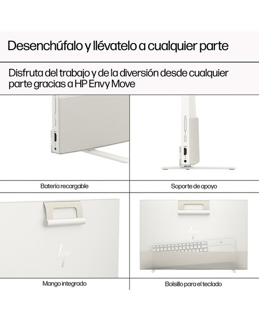 All in One HP ENVY Move 24-cs0190ns, Intel Core i5-1335U, 16GB, 512GB SSD, 23,8", W11 Blanco-7