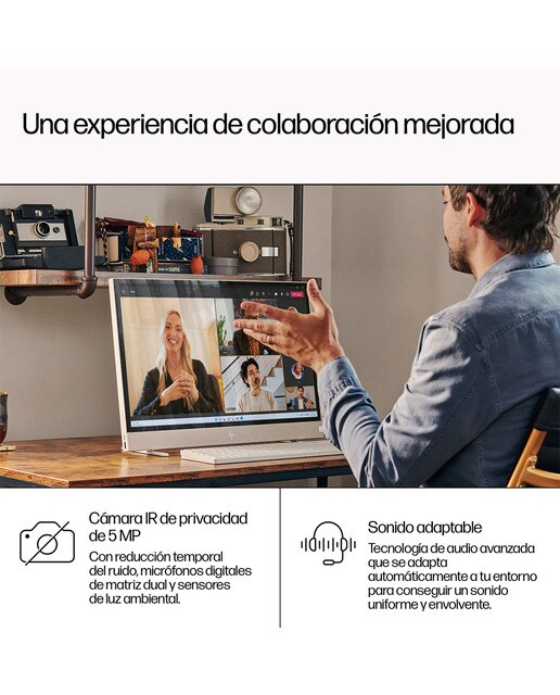 All in One HP ENVY Move 24-cs0190ns, Intel Core i5-1335U, 16GB, 512GB SSD, 23,8", W11 Blanco-9