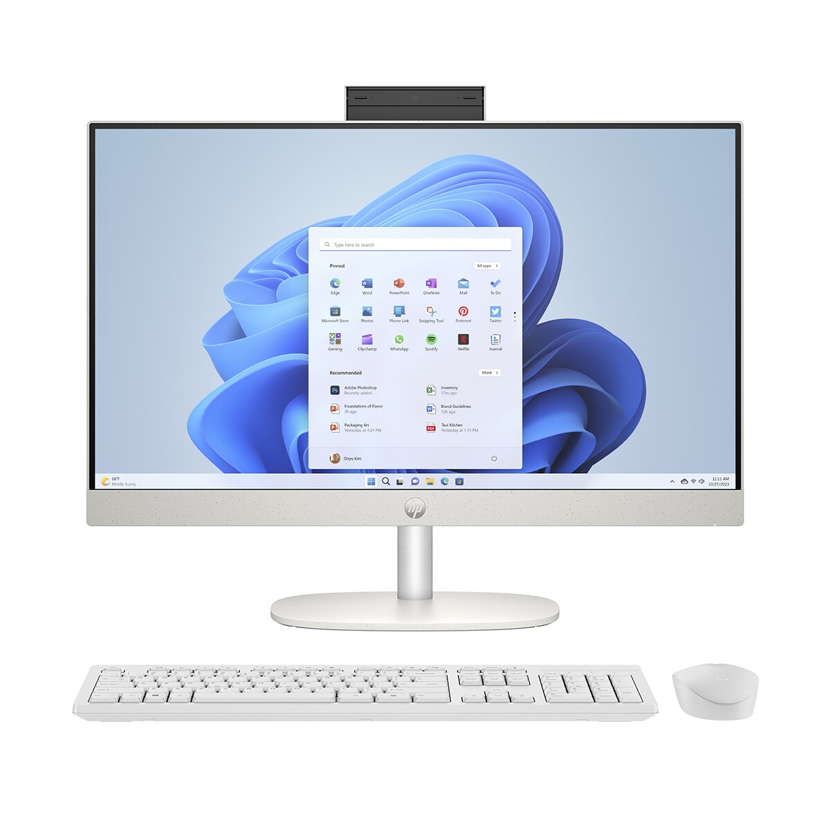 All in One HP 24-cr0116ns, Intel Core i5-1334U, 8GB, 512GB SSD, 23,8", W11 Blanco-1