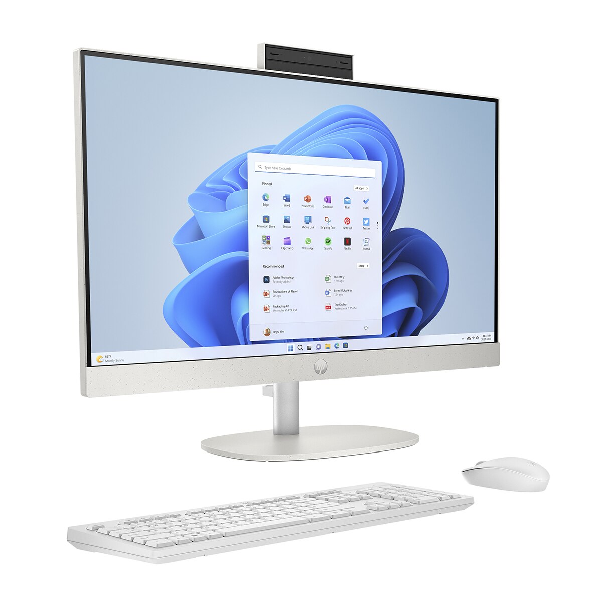 All in One HP 24-cr0116ns, Intel Core i5-1334U, 8GB, 512GB SSD, 23,8", W11 Blanco-2