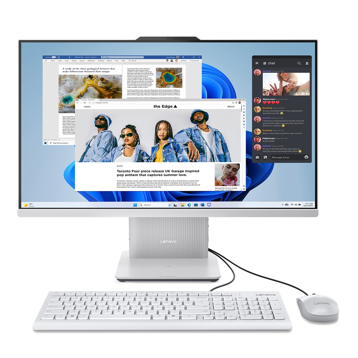 Imagen 0 de All in One Lenovo IdeaCentre AIO 27IRH9, i5-13420H, 16GB, 1TB SSD, 27", W11