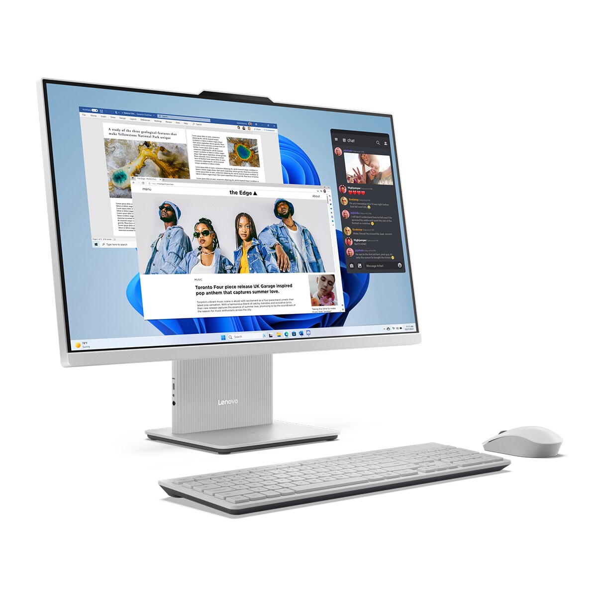 All in One Lenovo IdeaCentre AIO 27IRH9, i5-13420H, 16GB, 1TB SSD, 27", W11 Gris nube-2