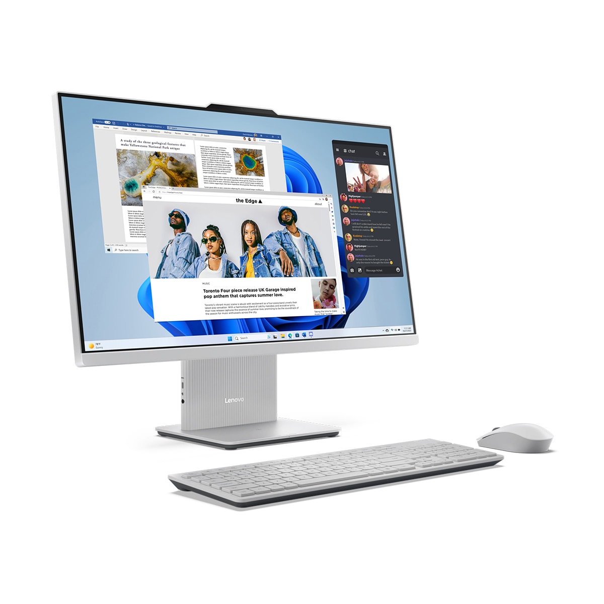 All in One Lenovo IdeaCentre AIO 27IRH9, i7-13620H, 16GB, 1TB SSD, 27", W11 Gris nube-3