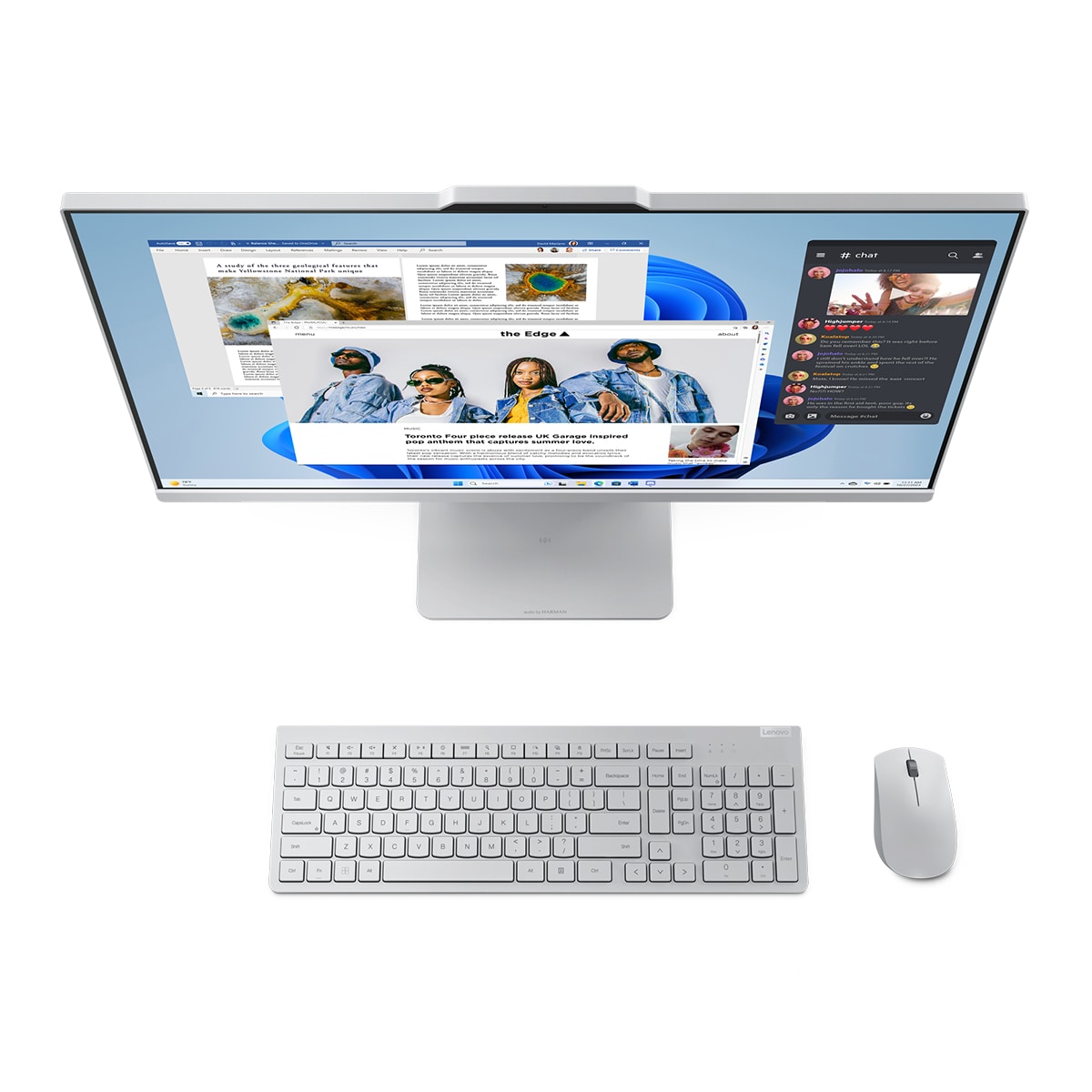 All in One Lenovo IdeaCentre AIO 27IRH9, i7-13620H, 16GB, 1TB SSD, 27", W11 Gris nube-7