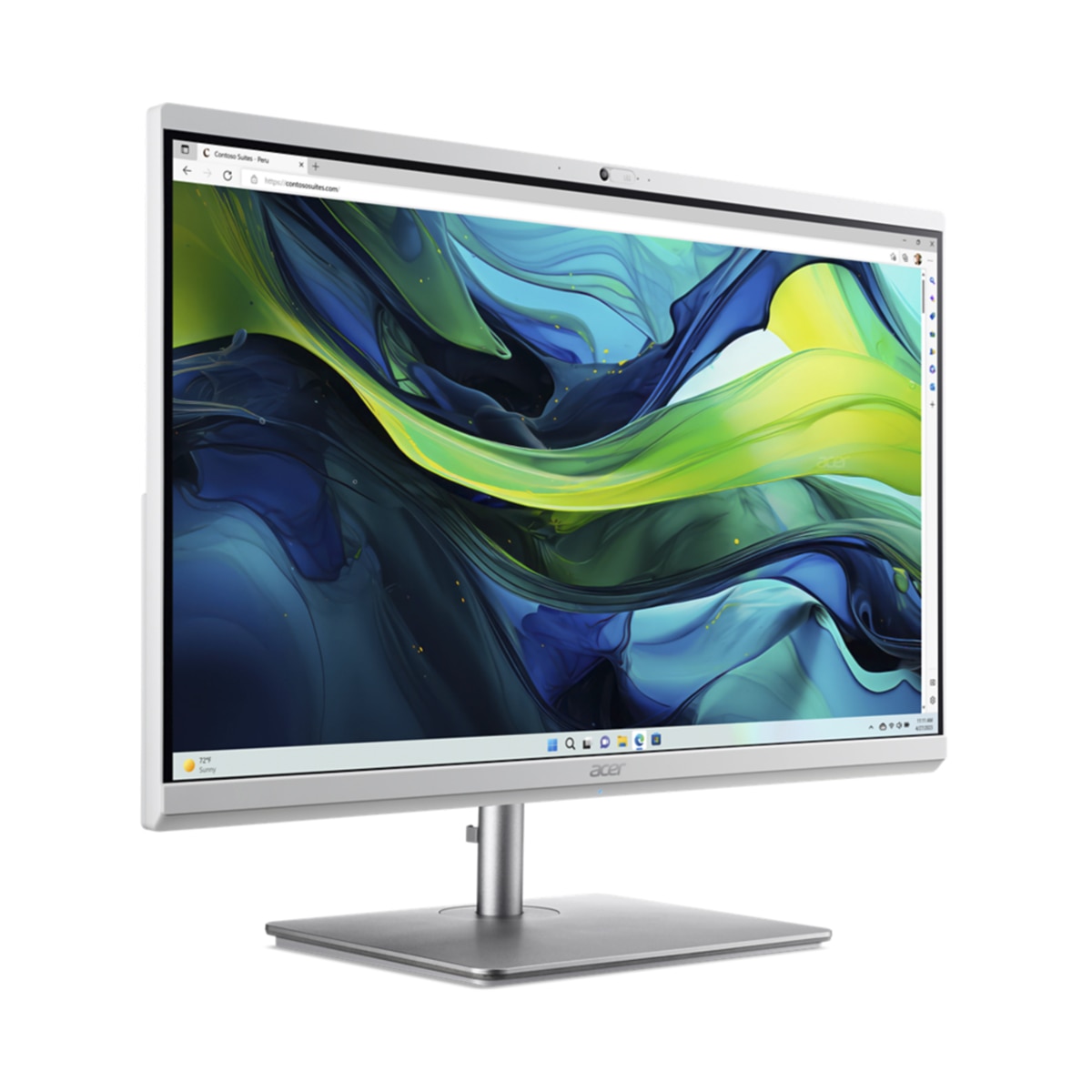 All in One Acer Aspire C27-195ES 007, Intel Core Ultra 7-155U, 32GB, 1TB SSD, 27", W11 Blanco-2