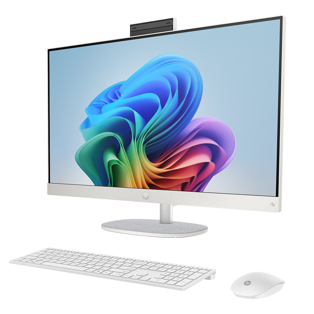 All in One HP 27-ct2002ns, Copilot+PC, Ryzen AI 7-350, 32GB, 1TB SSD, 27", W11 Blanco-4