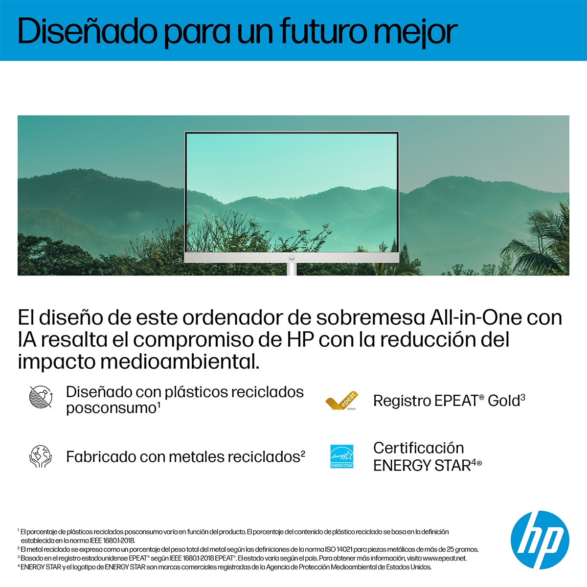 All in One HP 24-ct2003ns, Copilot+PC, Ryzen AI 5, 16GB, 1TB SSD, 23,8", W11 Blanco-7