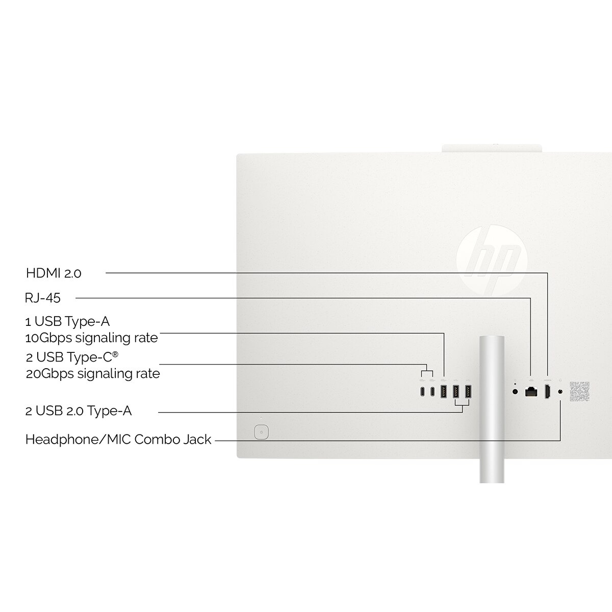 All-in-One HP OmniStudio 24-cu0000ns, Intel Core 5 120U, 16GB, 512GB SSD, 23,8", W11 Blanco-6