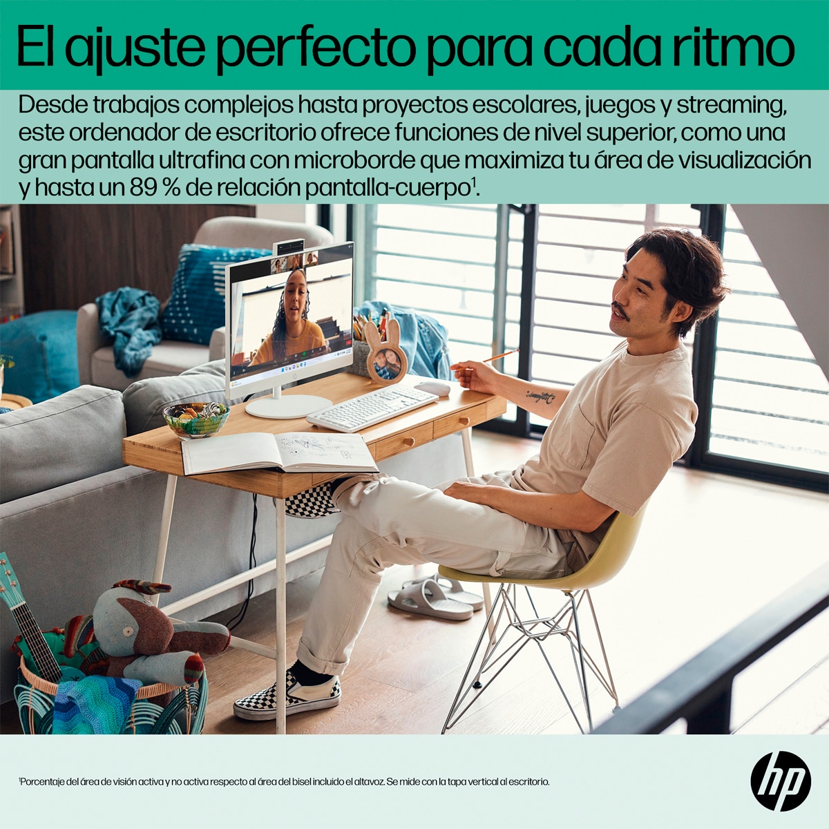 All-in-One HP 24-cr0190ns, Intel Core i5-1335U, 8GB, 512GB SSD, 23,8", W11 Blanco-7
