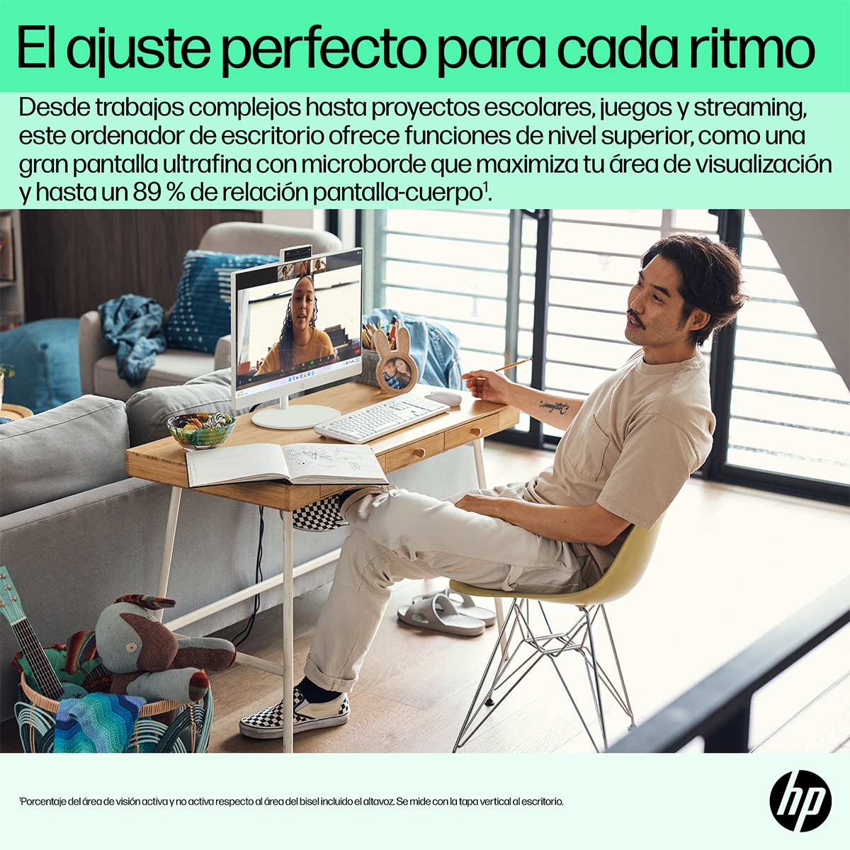 All-in-One HP 24-cr0189ns, Intel Core i5-1335U, 16GB, 512GB SSD, 23,8", W11 Blanco-7