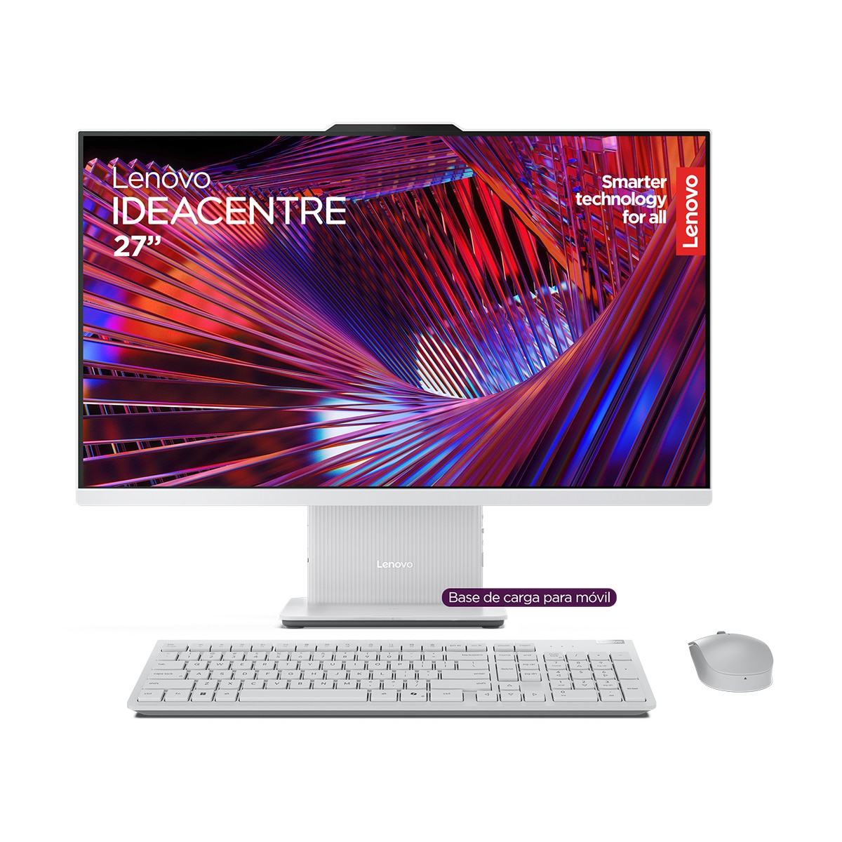 All in One Lenovo IdeaCentre AIO 27ILL11, Intel Core Ultra 5-226V, 16GB, 1TB SSD, 27", W11 Gris nube-2